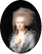 Portrait of Bolette Marie Harboe  wife of Johan Frederik Lindencrone